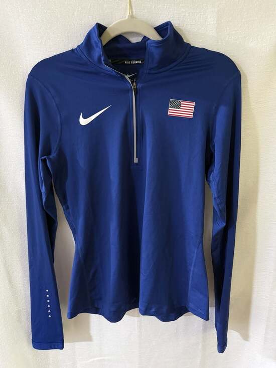 Nike Tops - Nike Women's Dri-FIT Team USA Track & Field Half-Zip Running Top